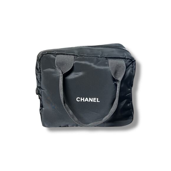 Black Chanel Puffer Makeup Cosmetic Pouch - New In Bag (W/Dust-bag) - Picture 6 of 11